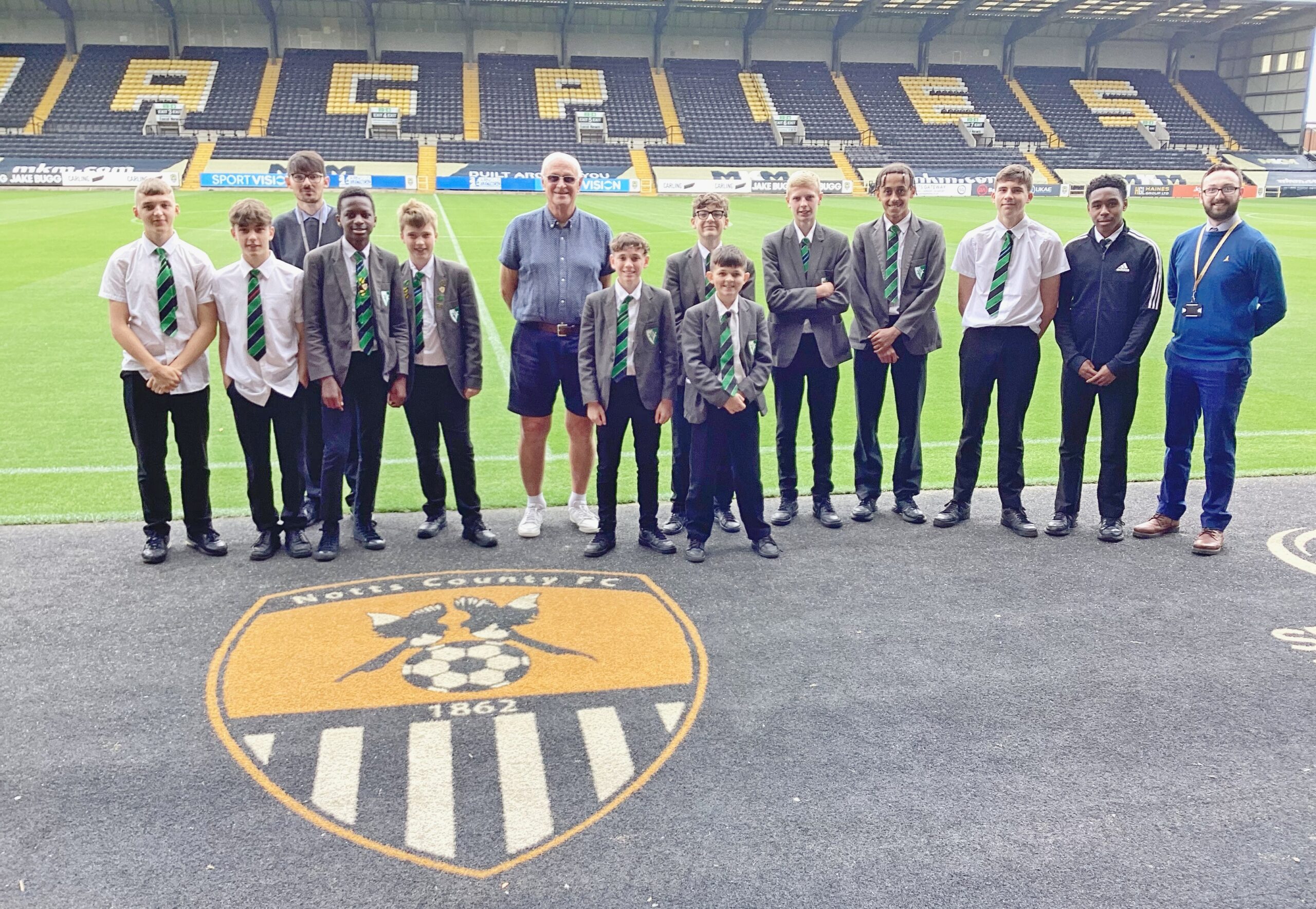 Tour of Notts County FC's ground with Magpies' legend - The Holgate Academy 