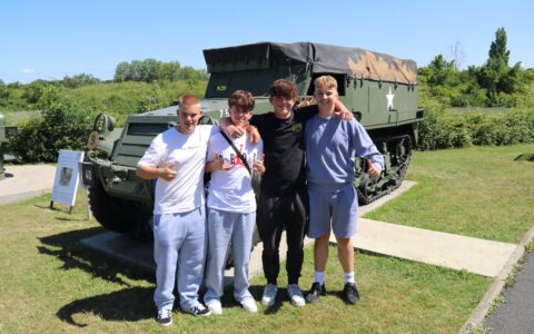 Students on the French trip
