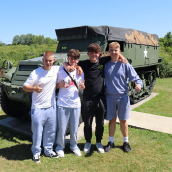 Students on the French trip