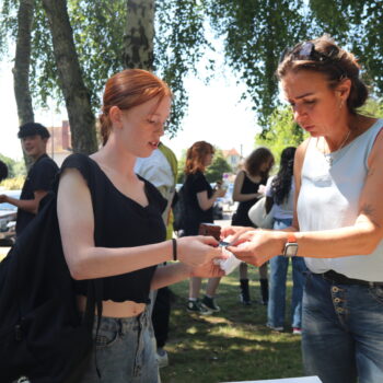 Students on the French trip