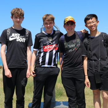 Students on the French trip