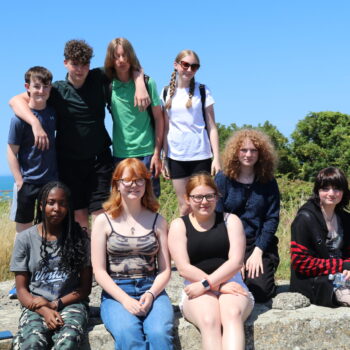 Students on the French trip