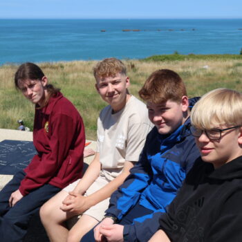 Students on the French trip