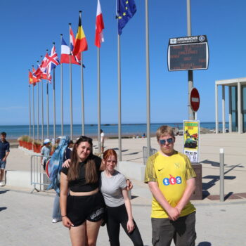 Students on the French trip