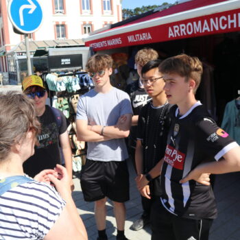 Students on the French trip
