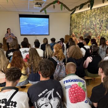 Students on the French trip