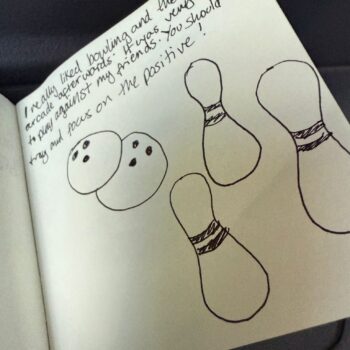 LXAJ4184 Advice and memories written down from French trip