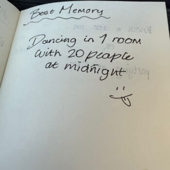 UUEL2154 Advice and memories written down from French trip