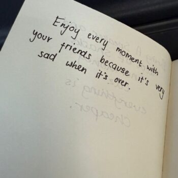 VCEL4085 Advice and memories written down from French trip
