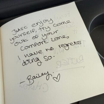 VIBR4156 Advice and memories written down from French trip