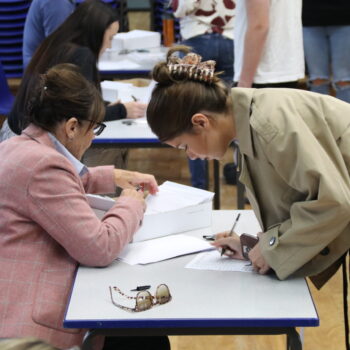 IMG 1850 Students collecting their GCSE results