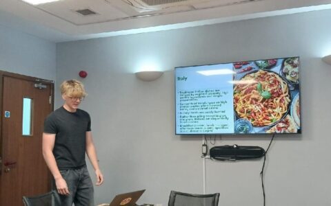 Harry’s work experience placement with Compleat Food Group